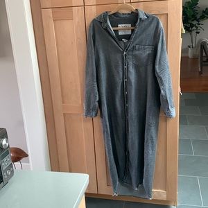 Frank and Eileen lightweight black washed denim dress